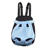 Nylon Pet Dog Backpack Carrier - XLarge, Blue