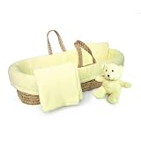 Tadpoles Micro-Chenille Moses Basket Gift Sets in Yellow