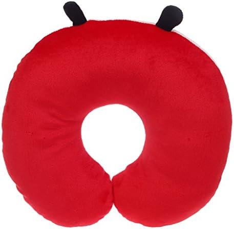 10YEAR® Cute Ladybug Style U Type Neck Pillow (Red + Pink + Black)