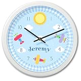 Olive Kids - Up and Away Personalized Clock (White) Review