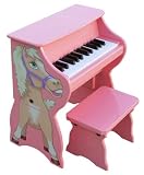 25 Key Toy Piano Pals w/ Bench - Pink Horse
