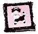 PINK POODLE black PILLOW cushion bedroom home decor
