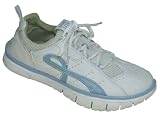 Earth Women's Vapor Shoes White/Blue Butter Calf