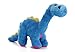 goDog Dinos Bruto with Chew Guard Technology Durable Plush Dog Toy, Small, Blue