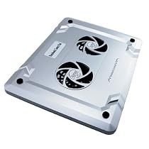 Notebook Laptop Cooling Fan Chill Pad Dual Fan Cooler with Bonus built in USB 2.0 hub 2 Features in 1 for Dell C610 P3, Lattitude C610, C600, Sony VAIO VGN-FE770G, VGN-FS660 by Eforcity