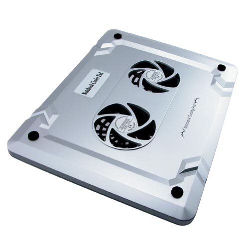 Eforcity Laptop Chill Pad Dual Fan Cooler Notebook Cooling Fan with Bonus built in USB 2.0 hub 2 Features in 1, keeps lapcool