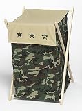 JoJo Designs Baby and Kids Clothes Laundry Hamper - Green Camo Army Military Camouflage