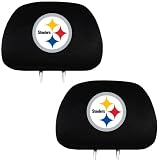 Headrest Seat Cover - NFL Football - Pittsburgh Steelers - Pair