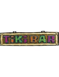 From Amazon.com. Click for details:
 Molded Plastic Tiki Bar Sign Molded Plastic Tiki Bar Sign