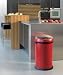 Brabantia Touch Bin, 50litre Deep Red/ Deep Red Lid
