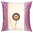 Decorative Handmade Silky Opal & Lavender Cushion Cover / Pillow Sham - Golden Sunflower Design