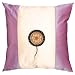 EXP Decorative Handmade Silky Opal & Lavender Cushion Cover / Pillow Sham - Golden Sunflower Design