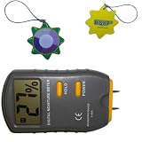 HQRP 2-pin Wood / Firewood Moisture Meter HQ-2G - Wood, Wall Damp Meter and Home Inspection Tool, plus HQRP Coaster