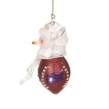 Kentucky Wildcats NCAA Acrylic Football Snowman Ornament (2.75)