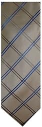 Men's Donald Trump Necktie Neck Tie 100% Silk White/Blue/Silver Blend