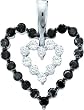 0.68CTW DIAMOND HEART PENDANT