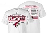 Phoenix Coyotes 2012 Stanley Cup Playoffs Roster T-shirt XX-Large