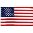 Aspire America Nylon Flag With Pole, Flag Size: 12 x 18 Inches, Pole Length: 24", Price/100pcs