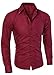 Generic Men's Simple Checkered Button Down Shirt