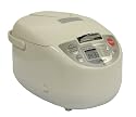 Tiger JBA-A10U 5.5-Cup Micom Rice Cooker, White