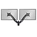 Wall Mount Monitor Arm by Home Concept - Support Your Two Monitors at The Correct Height for Ergonomic Comfort (Standard, Dual Screen, Black)