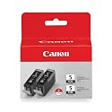 Canon PGI-5 BK 2-Pack Pigment Black Ink Tanks 0628B009