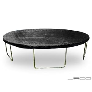 Bâche de protection noire pour trampoline diamètre 4 m
