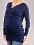A Pea in the Pod Collection: Splendid Long Sleeve Hooded Maternity Sweater