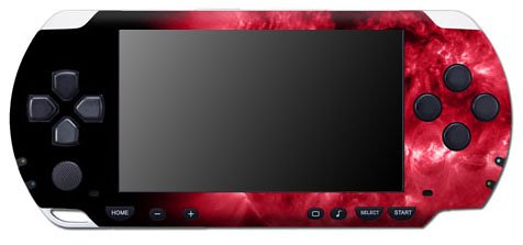 Childrens Toyshop  Video Games : Wrapstar Red Explosion Graphic Skin (PSP)