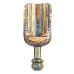 Nor Pro 2oz Rainbow Colored Wooden Scoop by Norpro