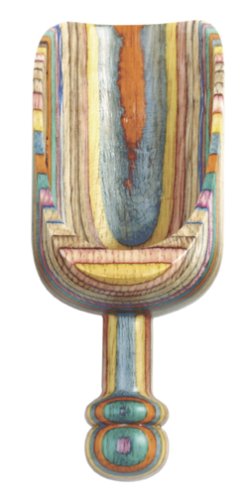 Norpro Medium Colored Wood Scoop, .5 Cup, 4 Ounces