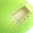 RIM BlackBerry Curve 8300 8310 8320 8330 Silicone Skin Case Protector with Diamonds Light Green