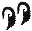 Acrylic Tribal Tapers - Wing - 2G - Sold as a Pair