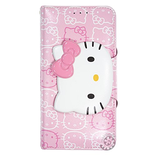 HELLO KITTY Face Button Flip Case for Samsung Galaxy Note4 Wallet Diary Cover (Baby Pink) HELLO KITTY Face Button Flip Case for Samsung Galaxy Note4 Wallet Diary Cover (Baby Pink)
