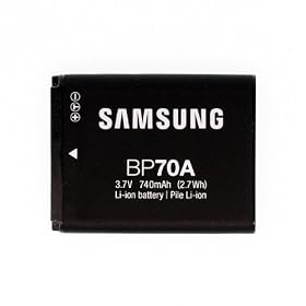Samsung Digital Camera BP70A Battery for TL105, TL110, TL205, ES65, ES70, SL5...