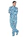 Footed Pajamas - Winter Wonderland Adult Drop Seat Fleece