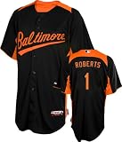 Brian Roberts Jersey: Adult Majestic Black Authentic Cool Base&Atilde;&cent;&acirc;��&Acirc;&cent; Batting Practice Baltimore Orioles Jersey