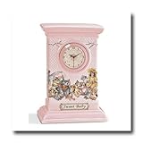 Baby Gund P inchk Clock John Grossman Collection