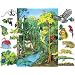 Rainforest Animals Flannelboard Figures w/Unmounted Flannelboard - Pre-Cut