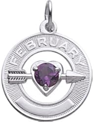 Rembrandt Charms February Birthday Charm