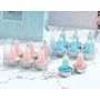Blue Baby Bottle Tealights Candle Baby Shower Favor (Set of 6)