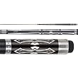 Cuetec Natural Inlay Series SST Black with Spindle Inlays Two-Piece Pool Cue