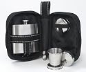Picnic at Ascot - Hip Flask - Black/Silver