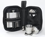 Picnic at Ascot - Hip Flask - Black/Silver  from D2F