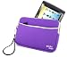 DURAGADGET Purple Water & Impact Resistant Carry Case For Archos 70 Internet Tablet