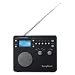 Tivoli Audio SongBook AM / FM Alarm Clock Travel Radio, Black