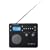 Tivoli Audio SongBook AM / FM Alarm Clock Travel Radio, Black