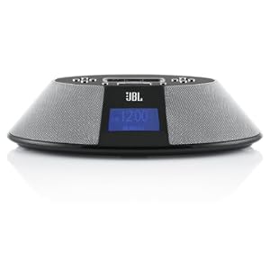 JBL On Time 200P Loudspeaker iPod Dock and Clock Radio for iPhone (Black)