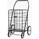 <b>Black Jumbo Shopping Cart</b>