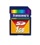 Transcend 1 GB SD Flash Memory Card TS1GSDC